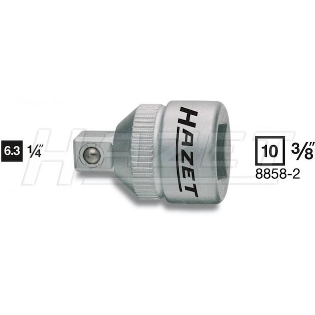 Hazet 8858-2 Socket Adapter Drev (skruetrækker) 3/8 (10