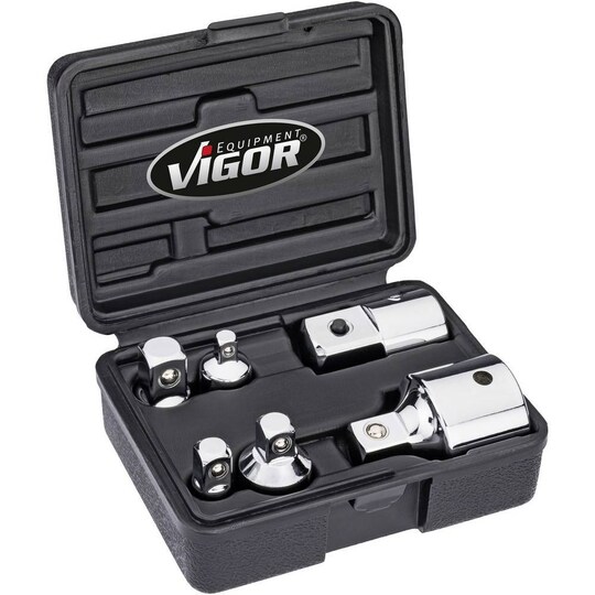 Vigor V1293 Socket Adapter Sæt Drev (skruetrækker) 1/4 (6,3 mm), 3/8 (10  mm), 1/2 (12,5 mm) | Elgiganten