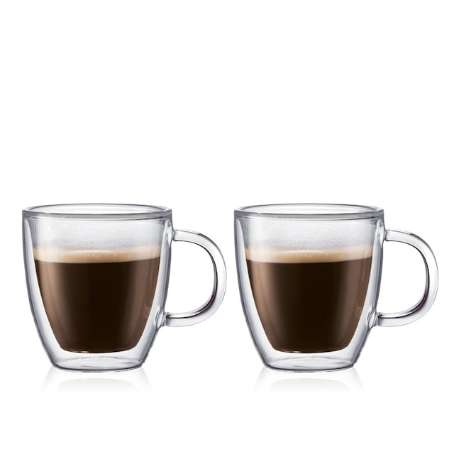 Bodum 2 stk. espresso krus med hank BISTRO 0.15 L