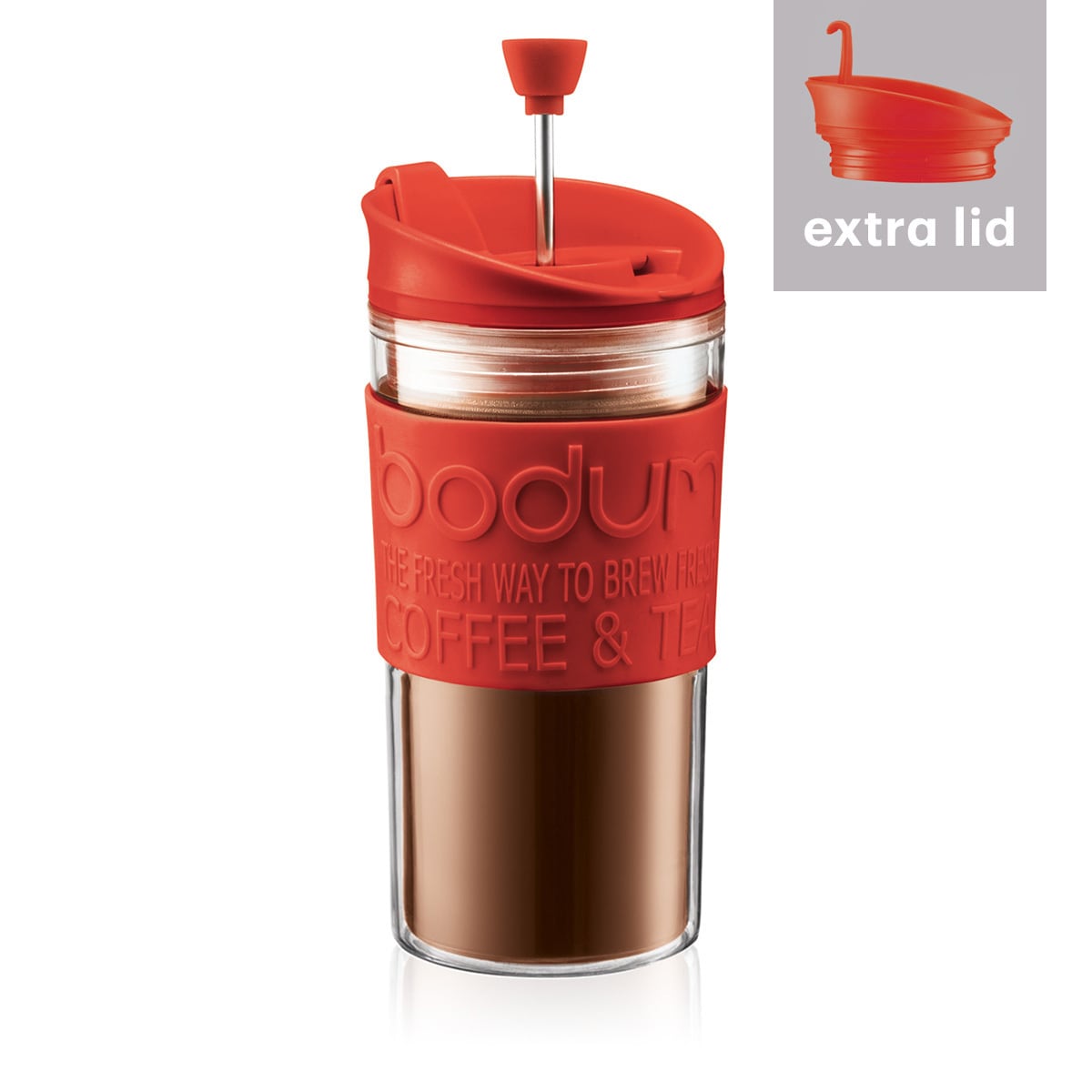 Bodum Kahvinkeitin lisäkannella TRAVEL PRESS SET 0.35 L | Elgiganten
