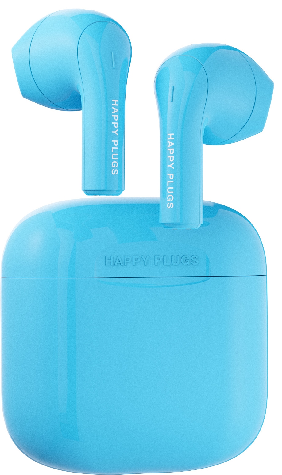 Happy Plugs Joy True Wireless in-ear høretelefoner (blå) | Elgiganten