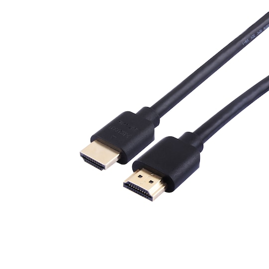 INF HDMI-kabel 4K 60Hz HDMI 2.0 Sort 1 m | Elgiganten