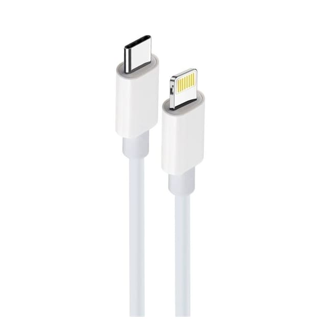 Maxlife MXUC-05 USB Type-C - Lightningkabel 1 m Hvid