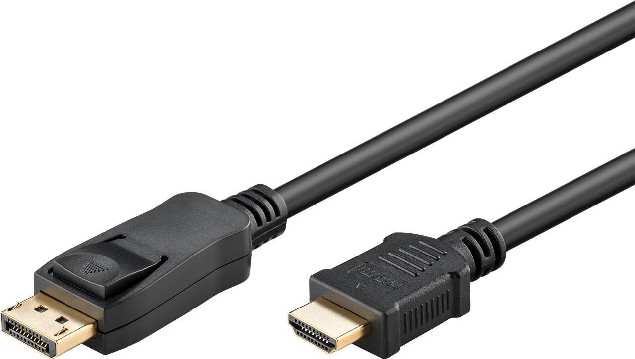 Adapterkabel fra DisplayPort til HDMI™, forgyldt | Elgiganten
