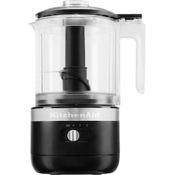 KitchenAid trådløs minihakkemaskine 5KFCB519EBM (mat sort)