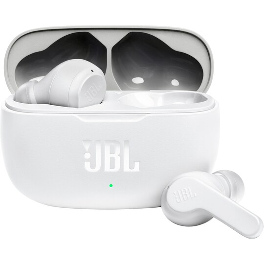 JBL Wave 200 true wireless in-ear hovedtelefoner (hvid) | Elgiganten