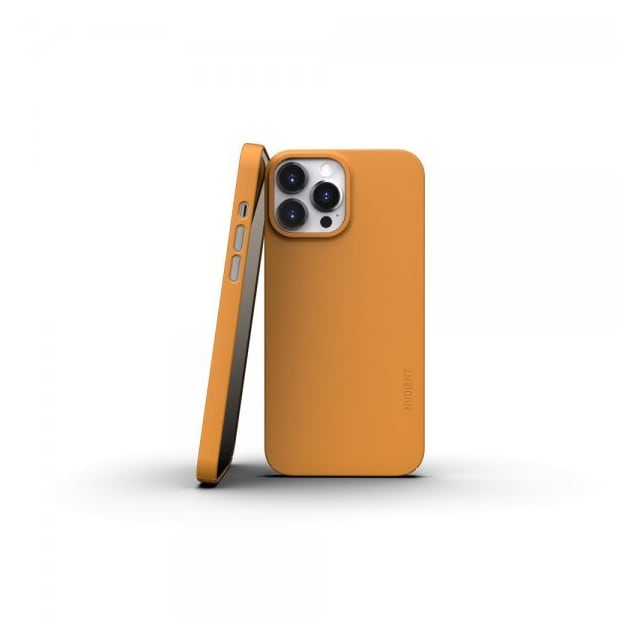 Nudient iPhone 13 Pro Max Cover Thin Case V3 MagSafe Saffron Yellow