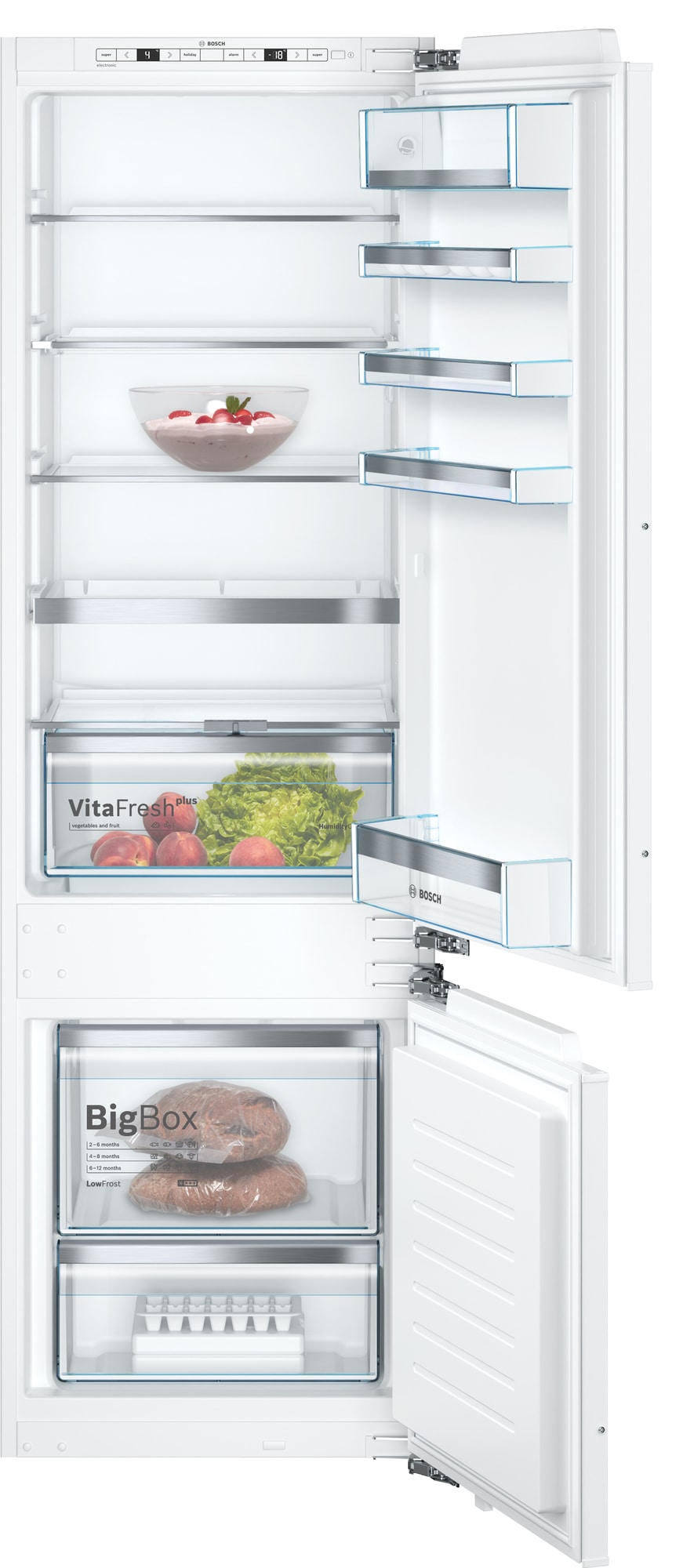 Bosch køleskab/fryser KIS87AFE0 indbygget med PrisMatch
