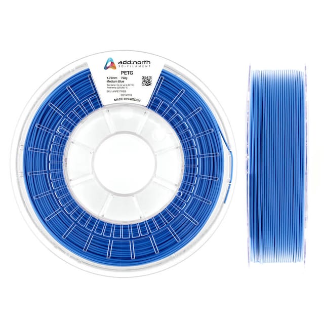 Filament PETG 1.75mm 750g Medium Blå