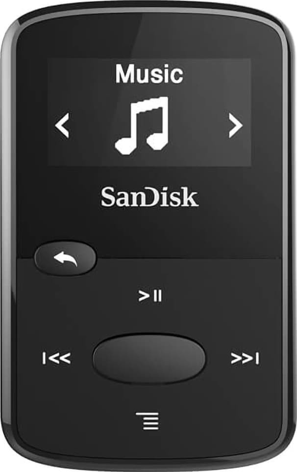 Sandisk MP3 Player Clip Jam 8GB bærbar musikafspiller (sort) | Elgiganten