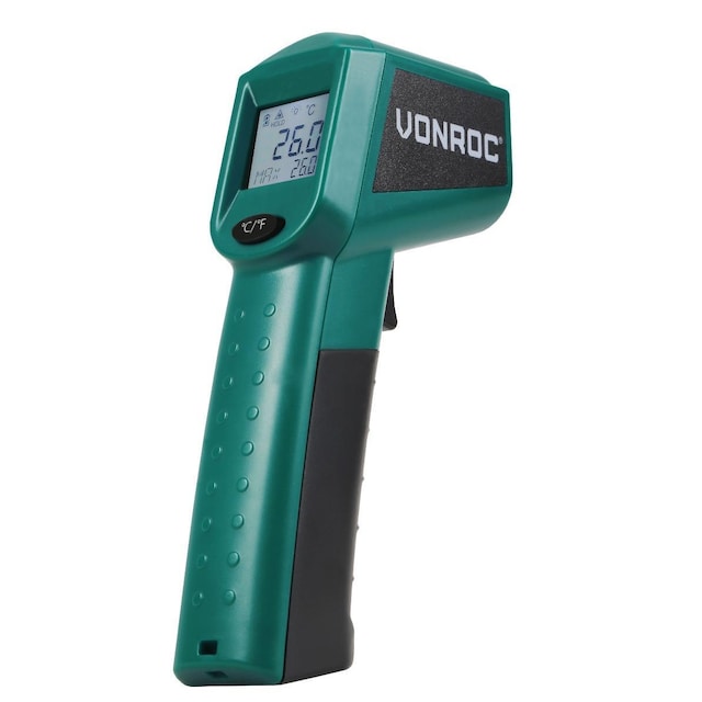VONROC Digitalt infrarødt termometer med laser