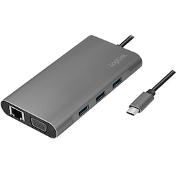 USB-C dockingstation 10-i-1 HDMI / VGA / RJ45 / SD mm 100W