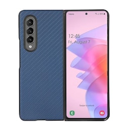 Kulfiber cover Samsung Galaxy Z Fold 4 - Blå