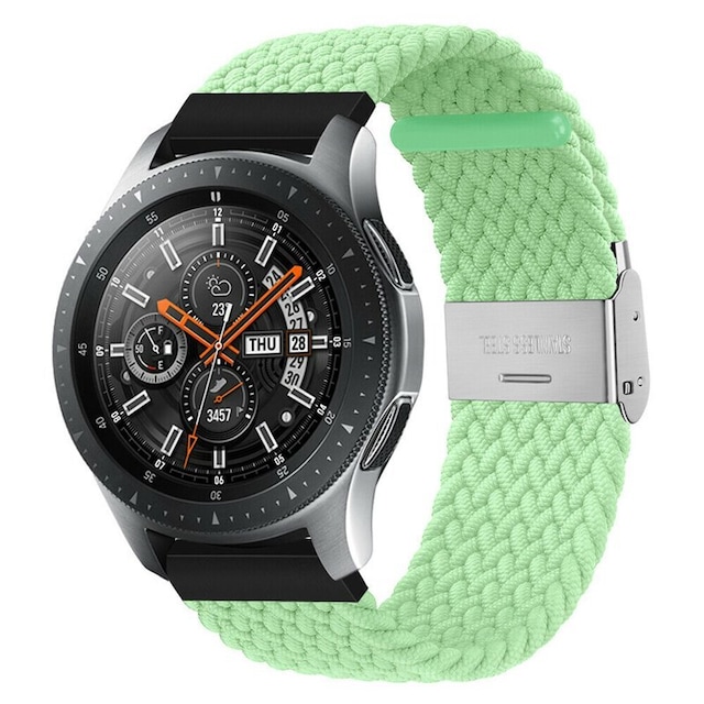 Flettet Elastik Armbånd Samsung Galaxy Watch 46mm - pistachio