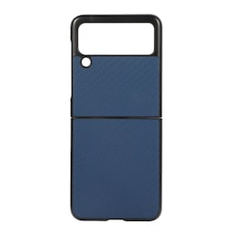 Kulfiber cover Samsung Galaxy Z Flip 4 - Blå
