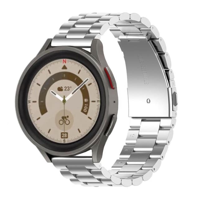 Armbånd Rustfrit stål Samsung Galaxy Watch 5 Pro (45mm) - Sølv