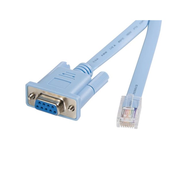 StarTech.com RJ45 till DB9 Cisco konsolhanteringsrouterkabel, 1,8 m - M/F, 1,8 m