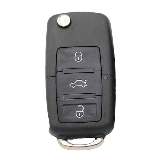 Nøgledæksel med 3 knapper til Volkswagen bilnøgle | Elgiganten