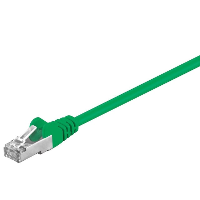 Goobay Netværkskabel CAT 5e, SF/UTP, grøn, 1 m