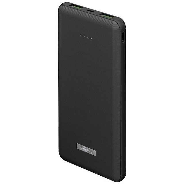 Goobay Trådløs hurtig opladning Powerbank 10.000 mAh (USB-C™ PD, QC 3.0)