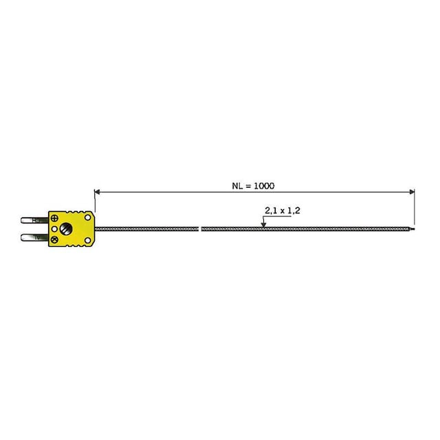 B + B Thermo-Technik 0644 1402-30 Luftsensor -50 til