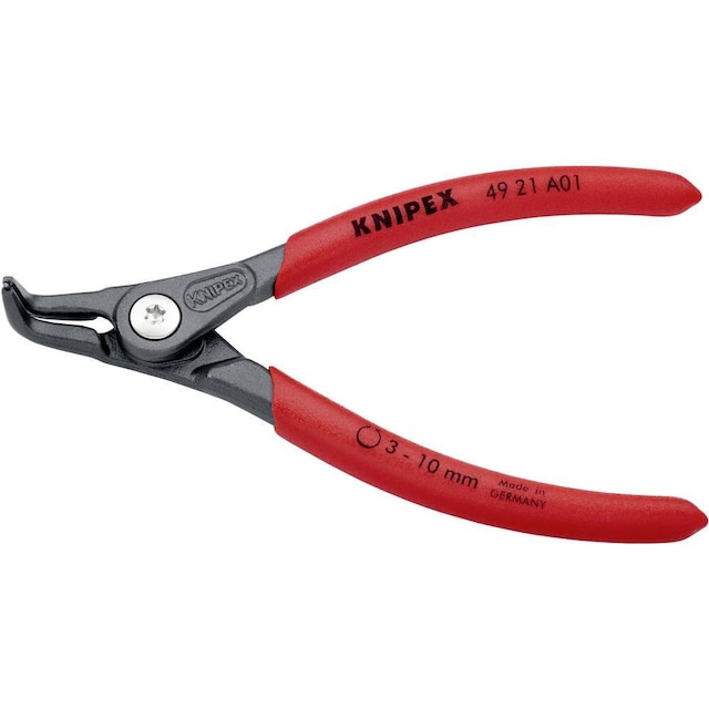 Knipex 49 21 A01 Seegeringtang Passer til Udvendige ringe 3-10 mm Spids form vinklet 90°