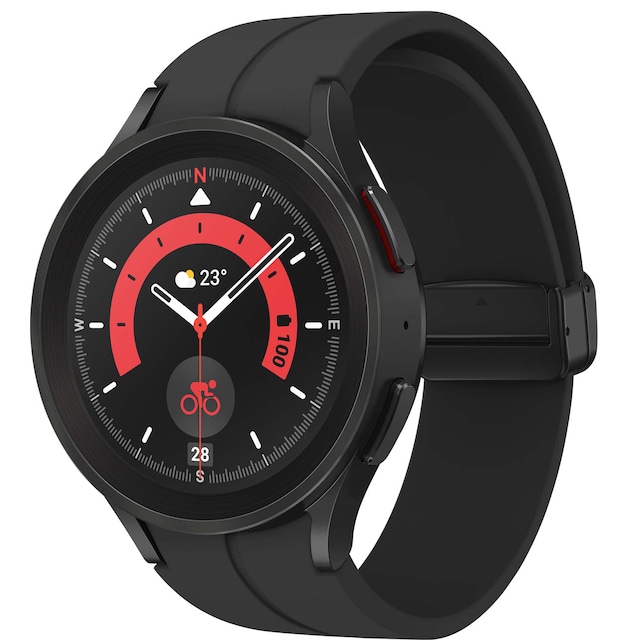 Samsung Galaxy Watch5 Pro 45 mm LTE smartwatch (sort)