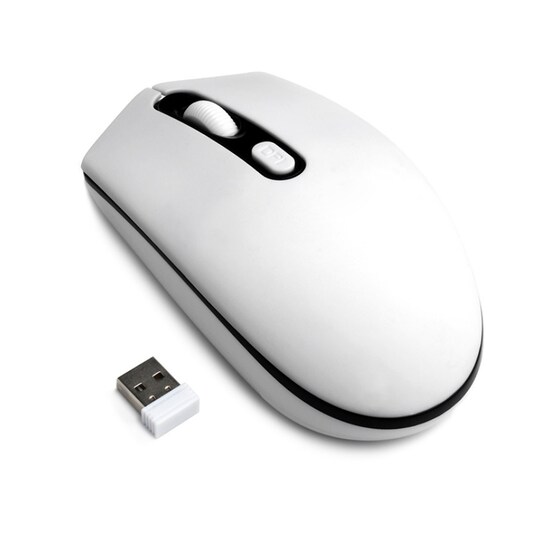 Trådløs mus Bluetooth-mus Længere brugstid hvid | Elgiganten