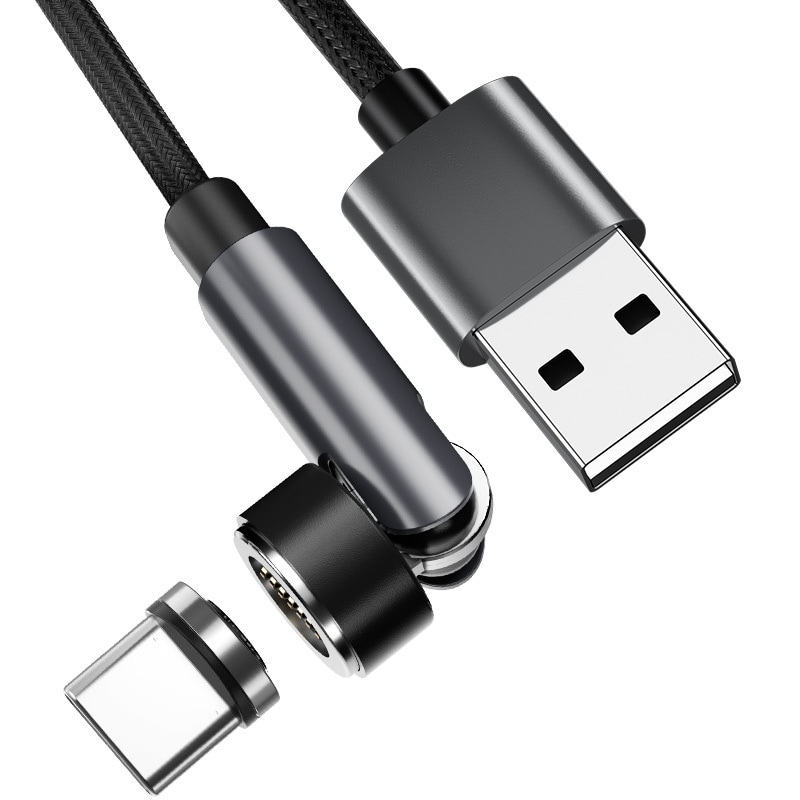 laddningskabel med USB-C-kontakt Sort 1 m | Elgiganten