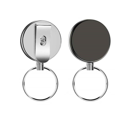 INF Udtrækkelig nøglering med yo-yo funktion og snor 62 cm 2-pack |  Elgiganten