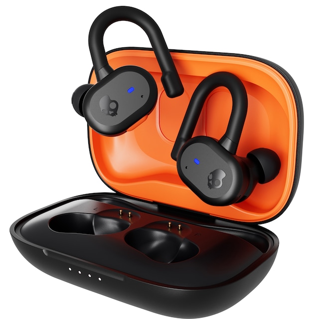 Skullcandy Push Active True Wireless in-ear-høretelefoner (sort/orange)