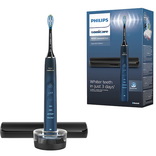 Philips Sonicare DiamondClean 9000 elektrisk tandbørste HX991188 (blå) |  Elgiganten