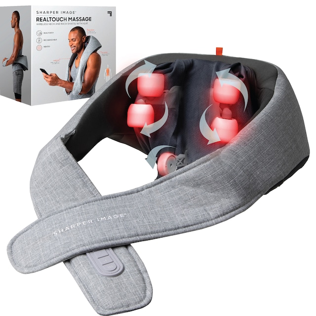 Sharper Image Shiatsu nakke- og rygmassageapparat med varme P000287