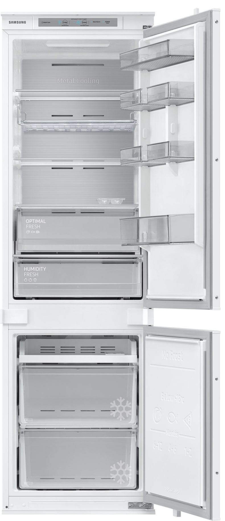 Samsung køleskab/fryser BRB26705DWW indbygget | Elgiganten