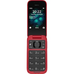 Nokia 2660 fliptelefon (rød)