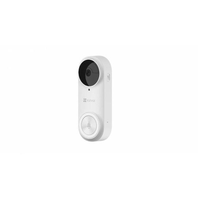 Ezviz DB2 Smart trådlös dörrklocka med 2K-video. microSD och CloudPlay, Vit