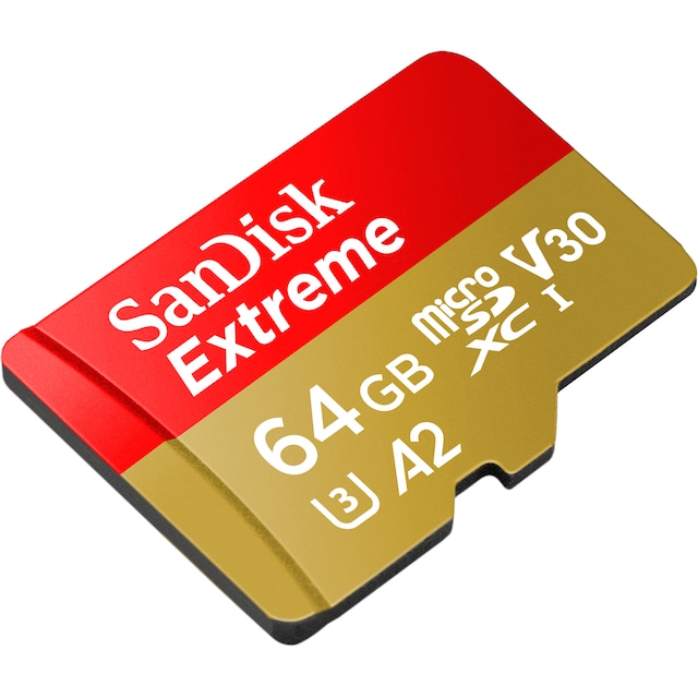 SanDisk Extreme® 64GB microSDXC™ UHS-I kort