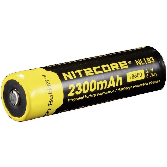 NiteCore NL183 Special-batteri 18650 Litium 3.7 V 2300