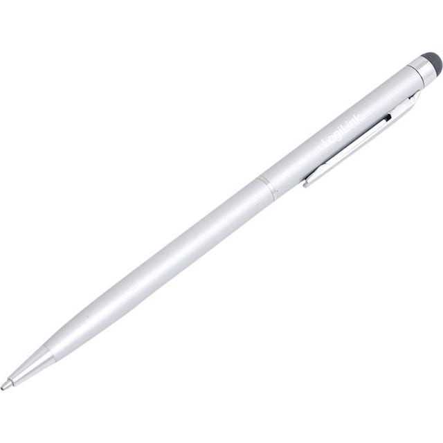 LogiLink AA0041 Touchpen med kuglepen Sølv