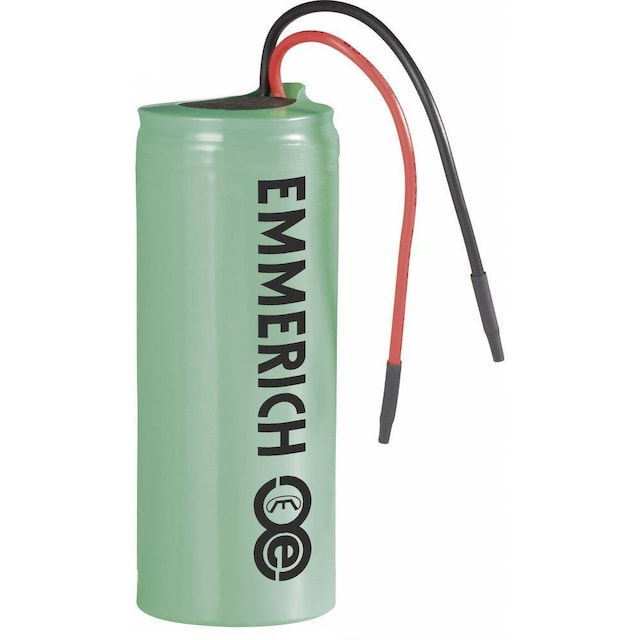 Emmerich LI26650 Special-batteri 26650 Kabel Litium 3.7 V 4500 mAh