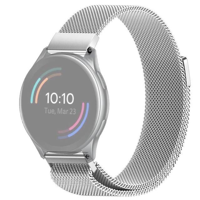 SKALO Milanese Loop til OnePlus Watch - Sølv
