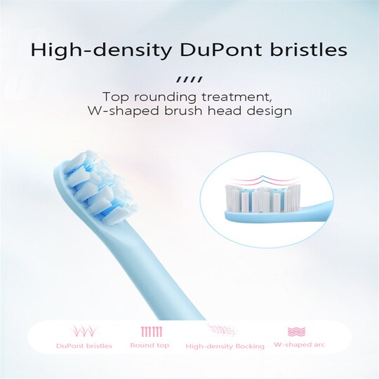 Elektrisk tandbørste med 2 børstehoveder USB Sonic Elektriske tandbørster 3  tilstande hvid | Elgiganten