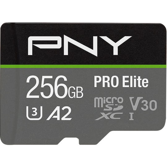 PNY PRO microSD Memory Card Class 10 U3, A2, V30 - | Elgiganten