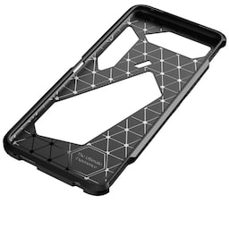 Asus ROG Phone 5 Kulfiber Tekstur - Sort
