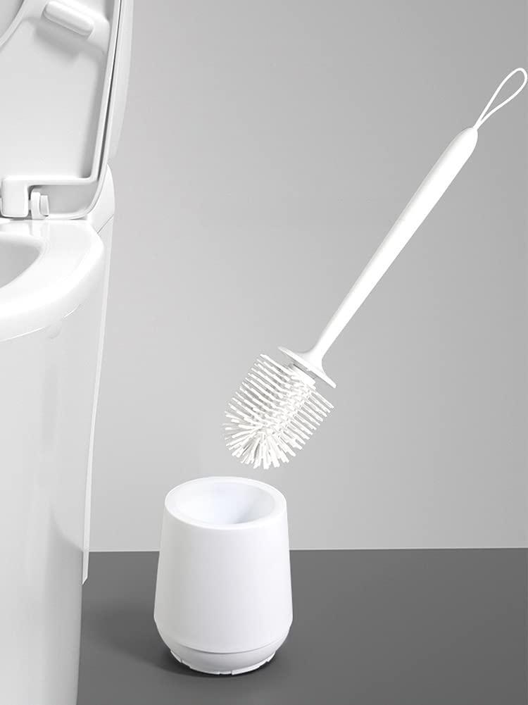 WC -sæt med toiletbørste og holder Hvid | Elgiganten