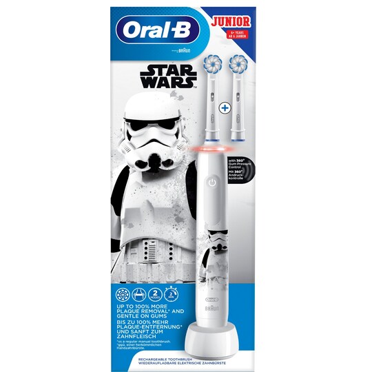 Oral-B Junior D505 Star Wars elektrisk tandbørste til børn 760437 |  Elgiganten