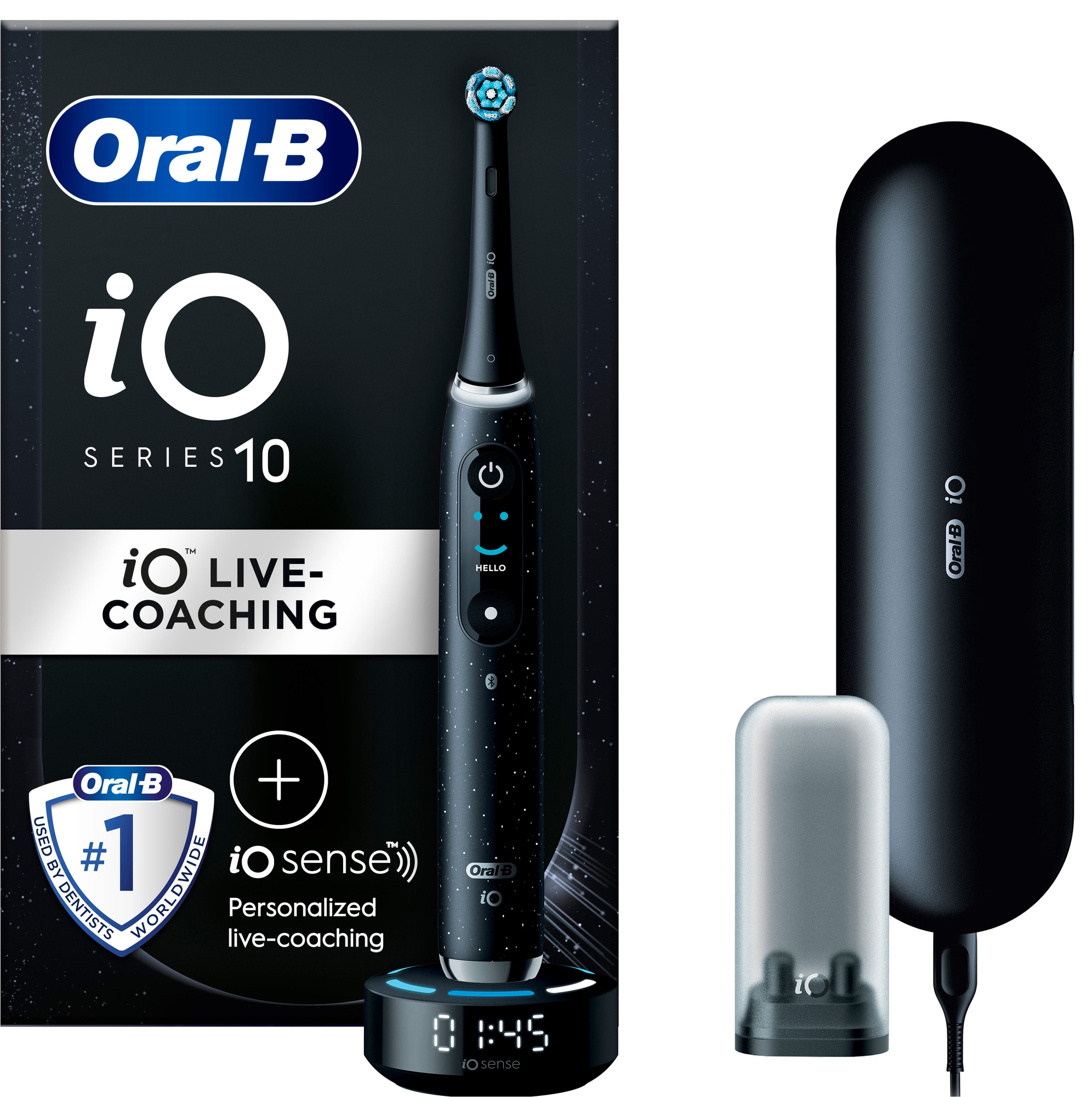 Oral-B iO 10 elektrisk tandbørste 435648 (sort) | Elgiganten