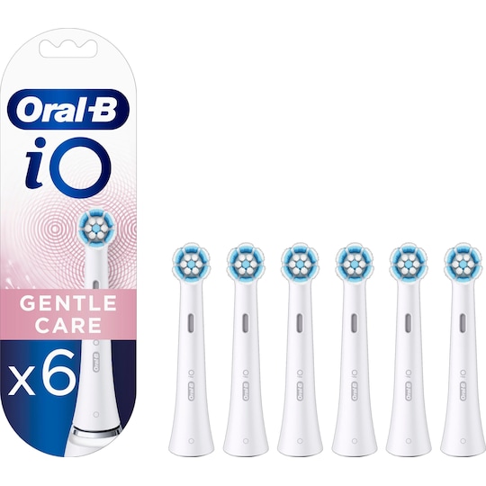 Oral-B iO Gentle Care tandbørstehoveder 417927 (6 stk.) | Elgiganten