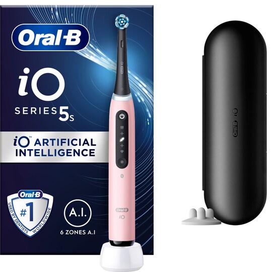 Oral-B iO 5s elektrisk tandbørste 414940 (blush pink) | Elgiganten