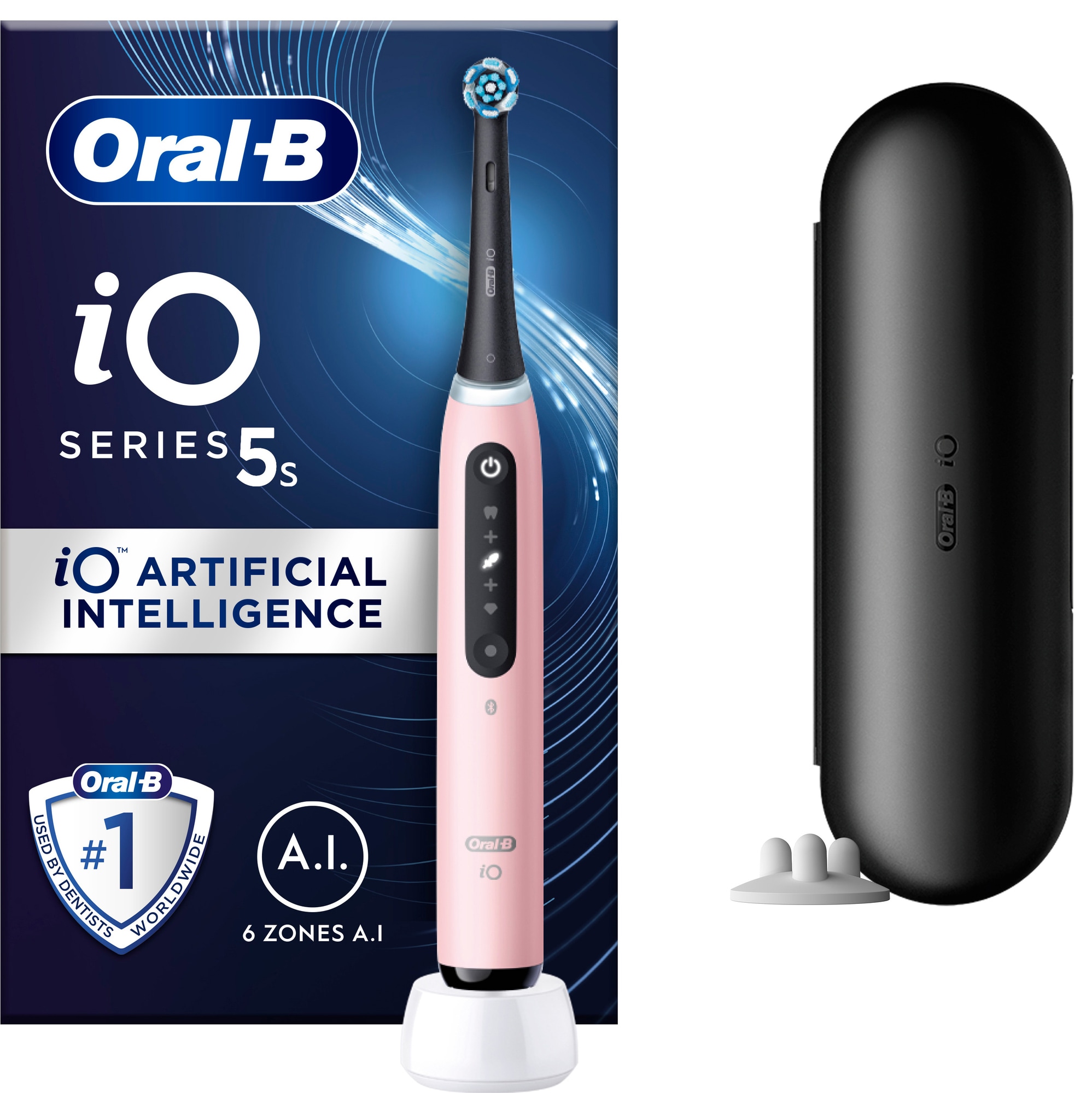 Oral-B iO 5s elektrisk tandbørste 414940 (blush pink) | Elgiganten